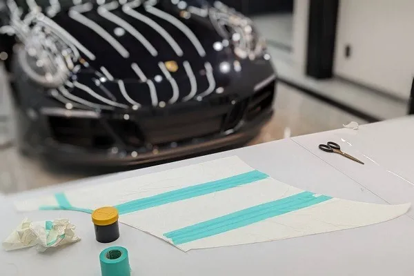 ポルシェタルガのPPF施工