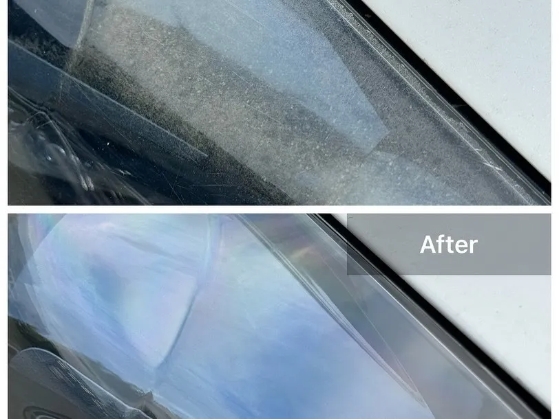 プジョー308ccのヘッドライトリペアのご依頼です✨