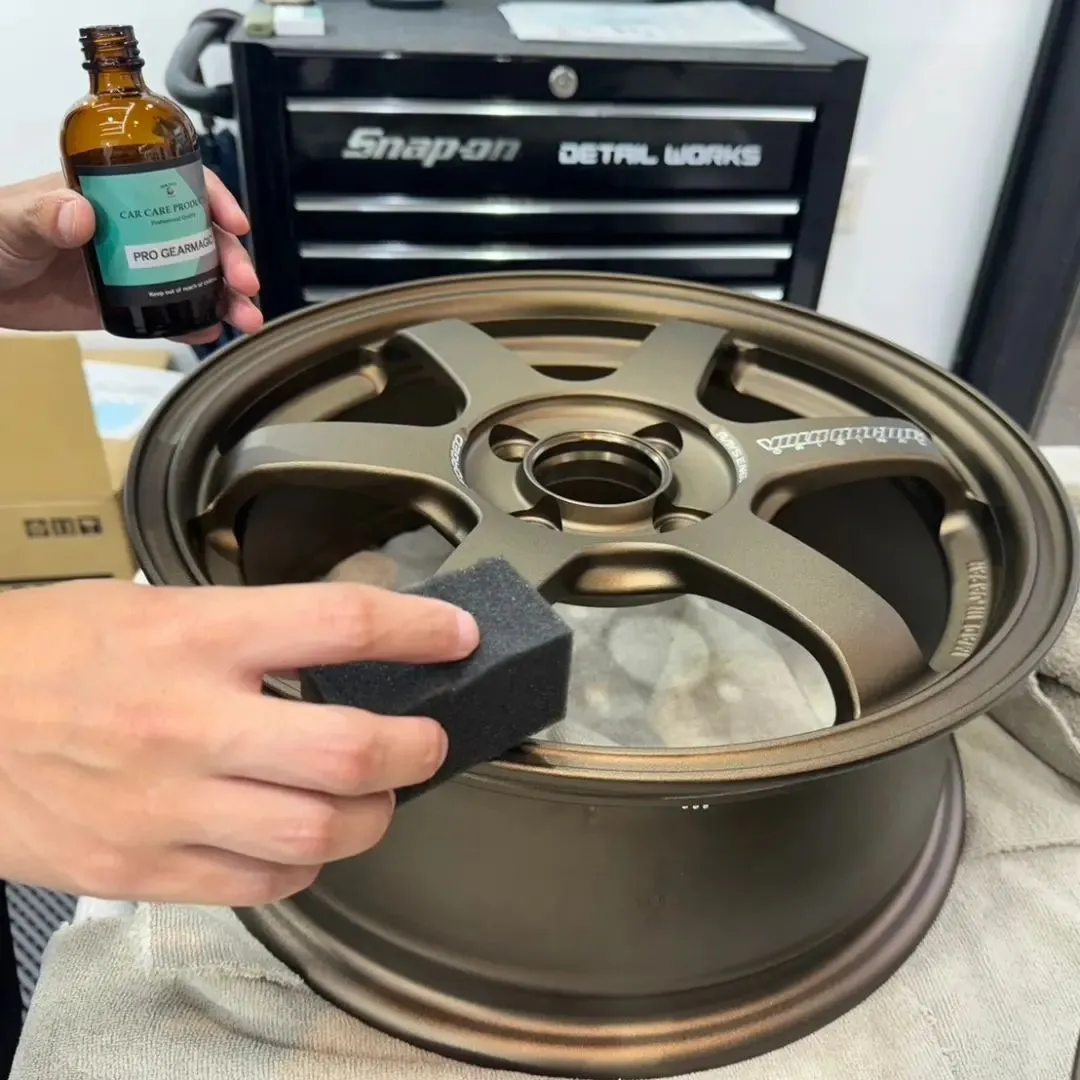 本日はホイール単品でのコーティングを施工させて頂きました!