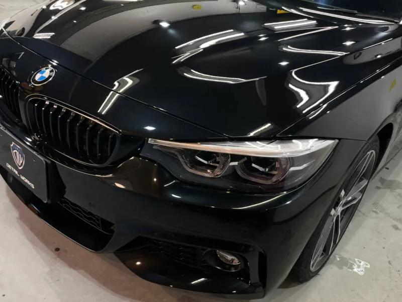 BMWのヘッドライトとドアエッジにはプロテクションフィルムを施工