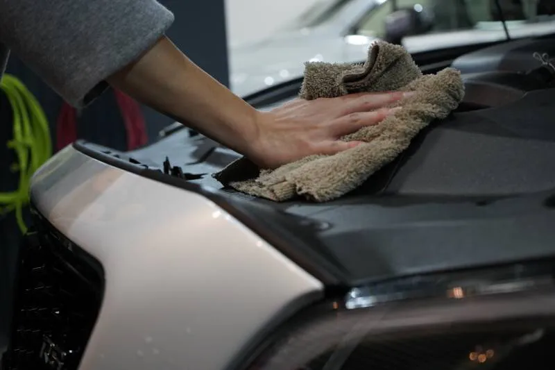 水分の拭き上げフルマスキング