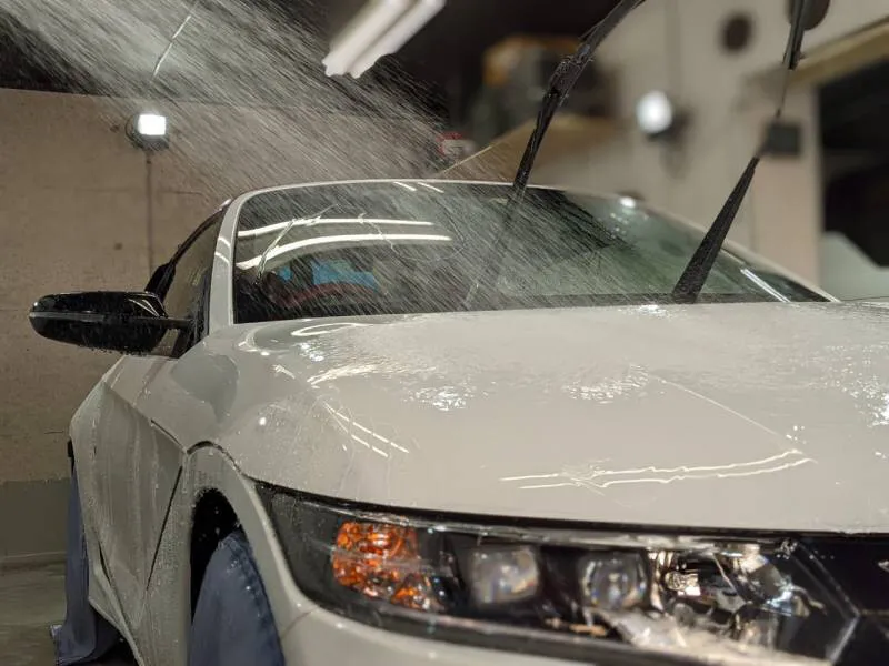 S660のシャンプー洗車