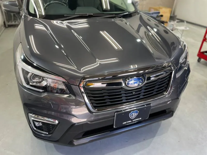 飛散事故前よりもつるつるになったスバルフォレスター