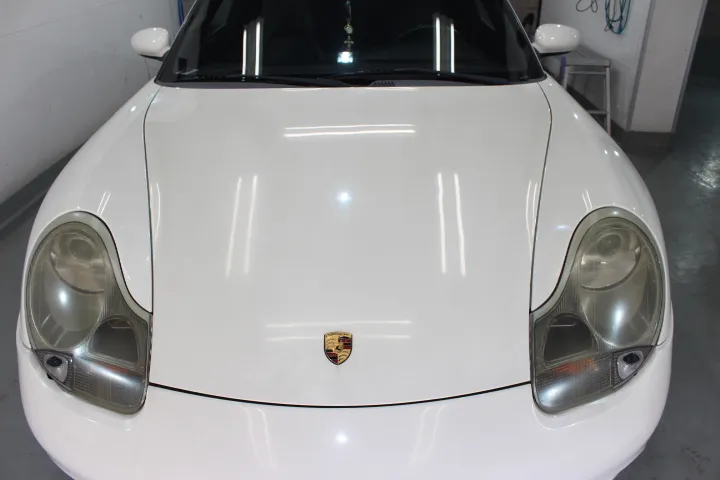911ヘッドライト黄ばみ除去