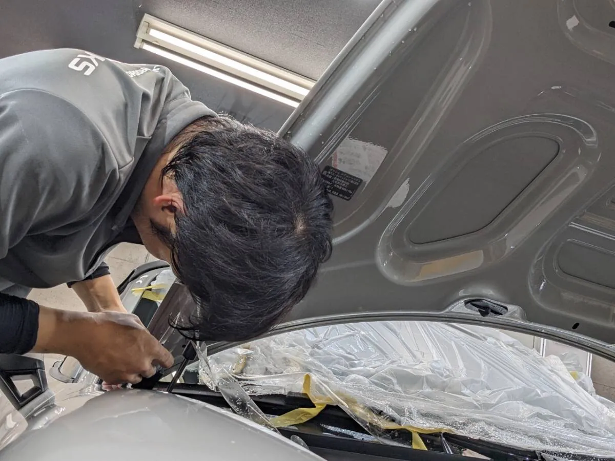 東京のポルシェのプロテクションフィルム施工店