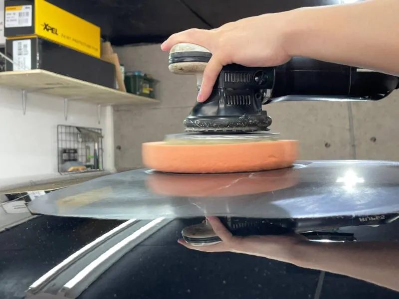 BMW440dのポリッシング