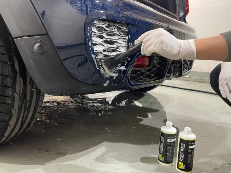 ミニ・ジョンクーパーワークスの洗浄