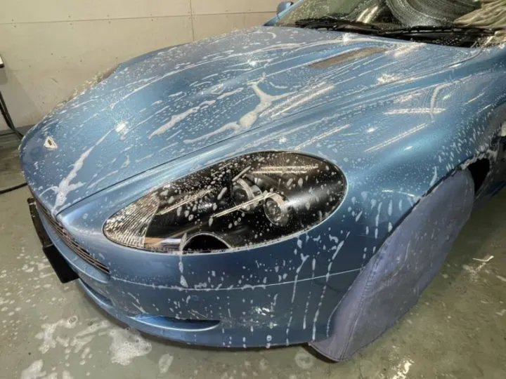 磨き後の脱脂&シャンプー