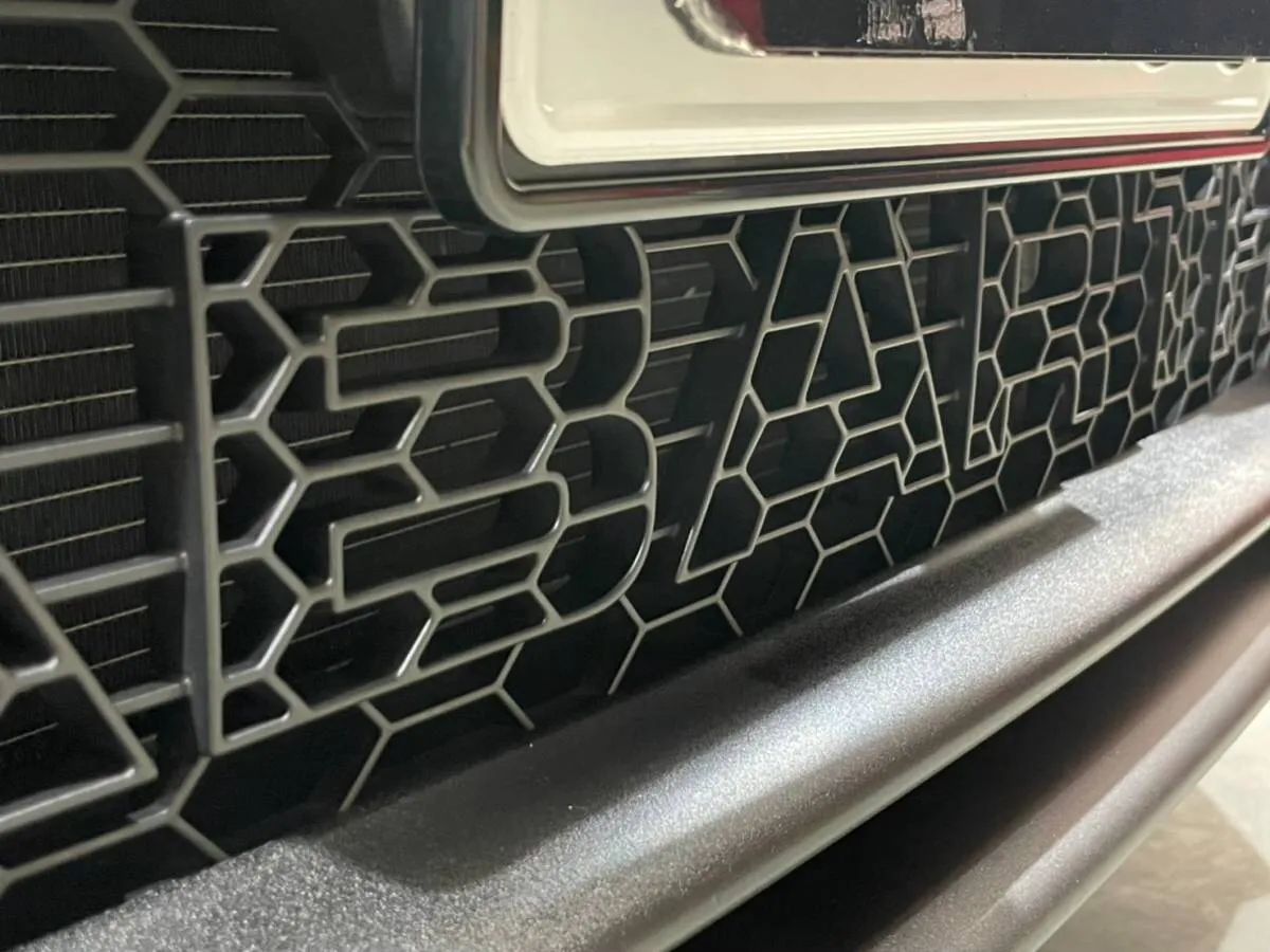 フロントグリルのコーティング後