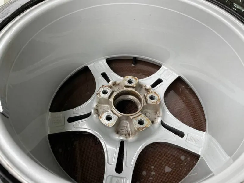 ホイールコーティング裏側アフター