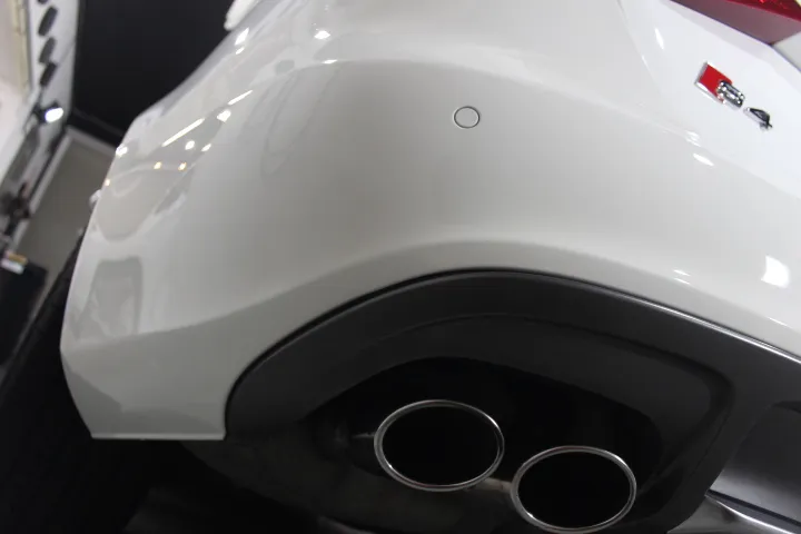 リアバンパー裏の仕上がり