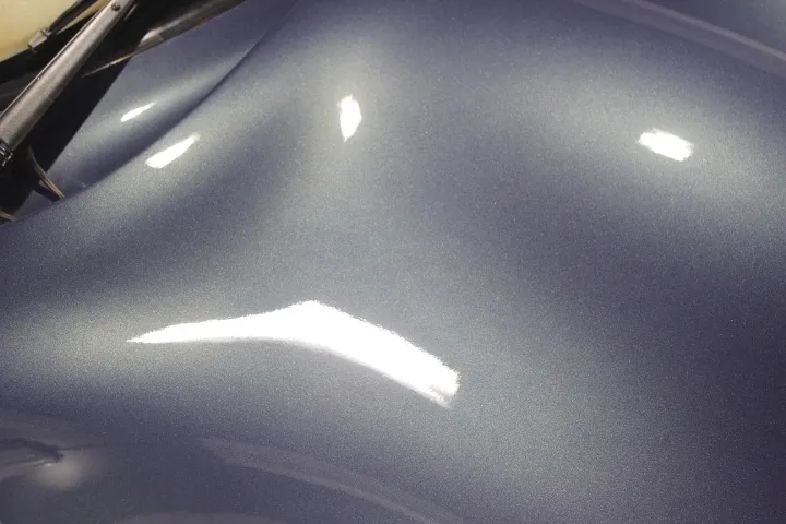 磨き後のゆず肌