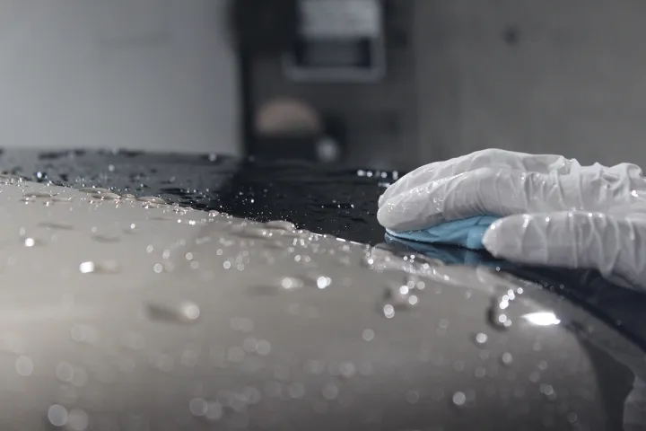 ポルシェマカンの鉄粉処理