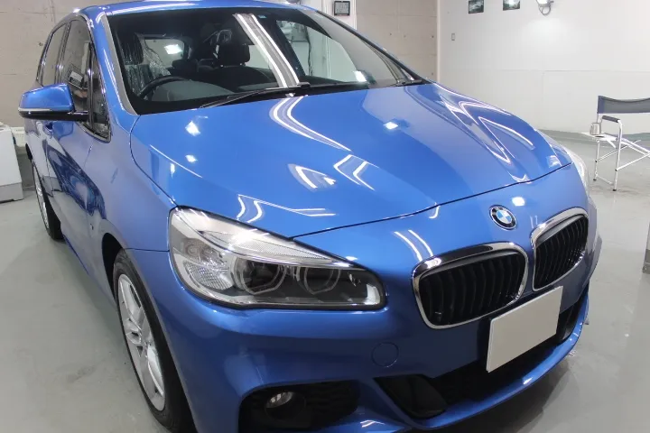 BMW218iコーティング施工完了