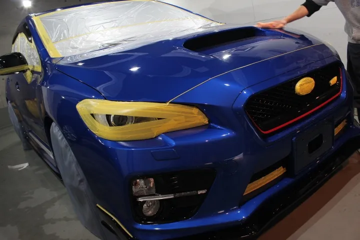 スバルWRXのコーティング下地処理