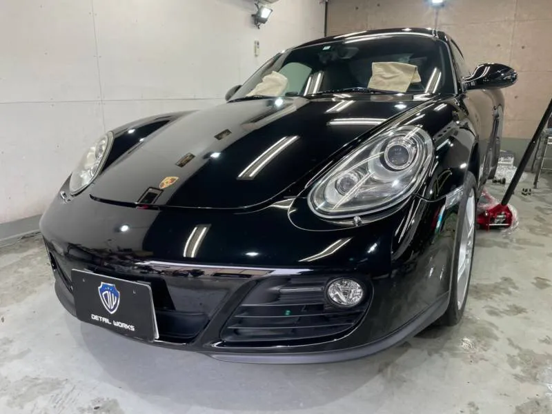 東京都世田谷区よりポルシェ987ケイマンカーコーティング