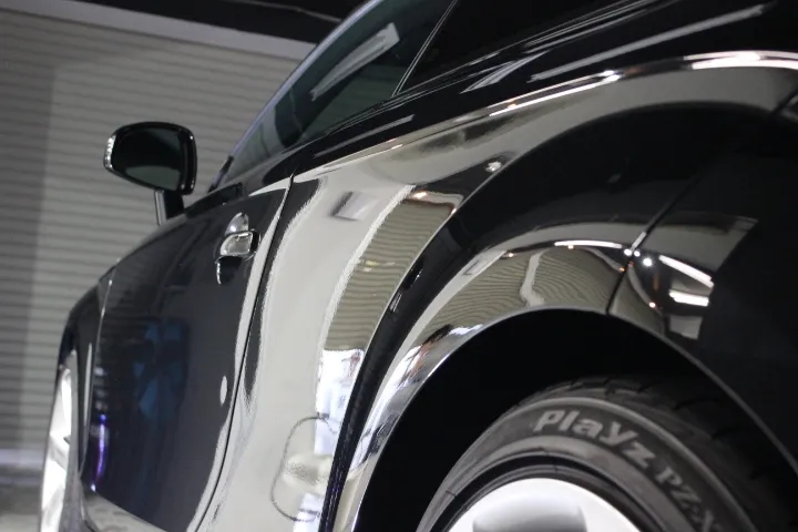 親水性ガラスコーティングの被膜感