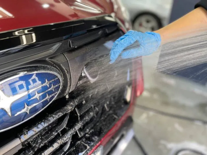 新型スバルフォレスターのコーティング施工車例