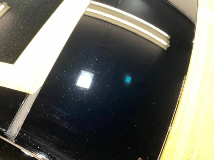 新車のシミを磨きでしっかり除去