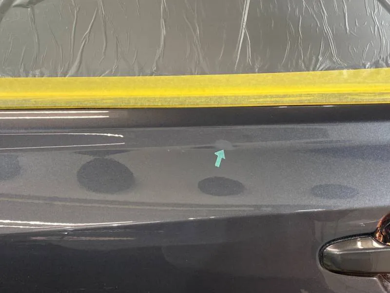 ペイントミスト除去前