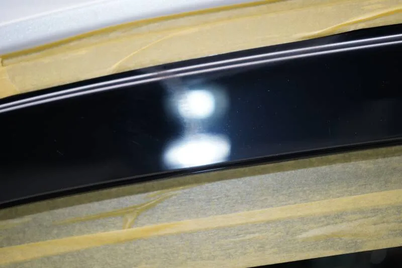 車のバイザーの汚れ除去