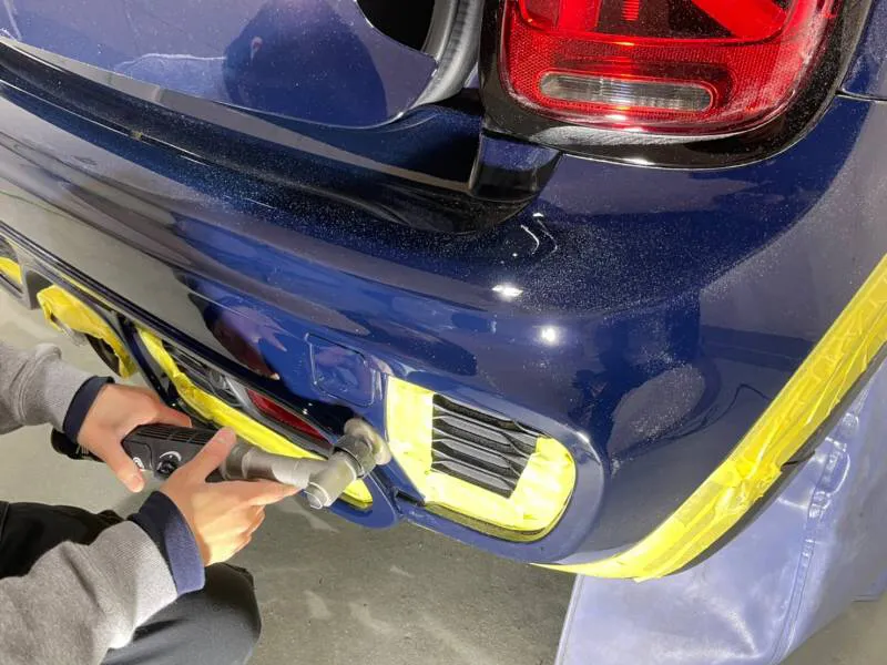 ミニ・ジョンクーパーワークスの細部の磨き方