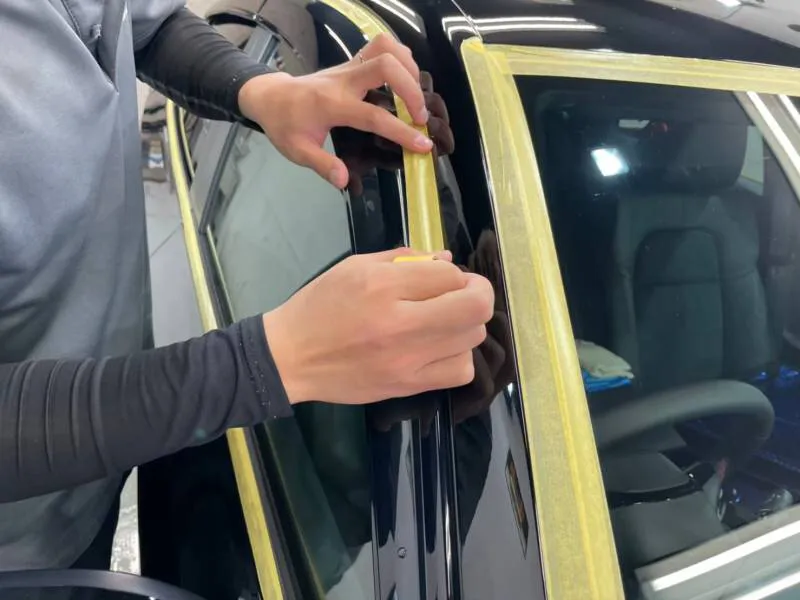 新車シビックのガラスコーティング