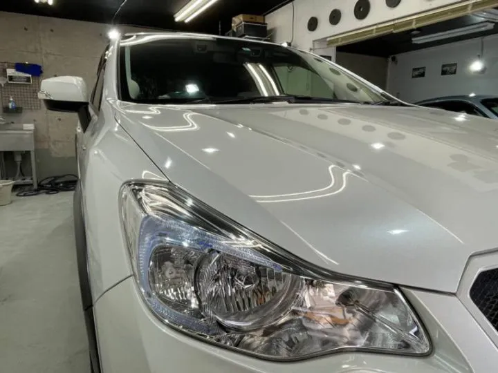 XVのヘッドライトプロテクションフィルムは1枚貼り