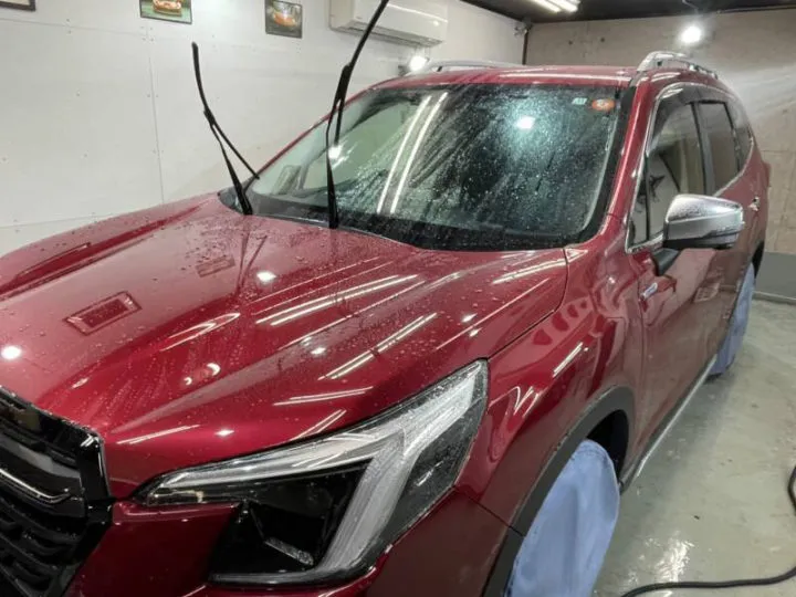 スバルフォレスターのコーティング施工車例