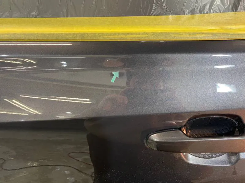 ペイントミスト除去後