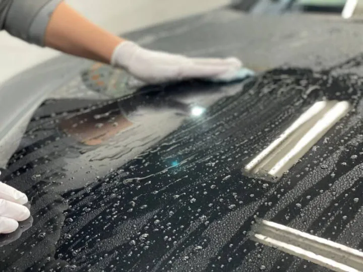 トラップ粘土での鉄粉を除去方法