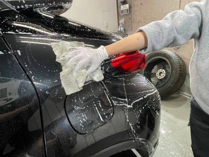 トヨタCHRの磨きとシャンプー&脱脂