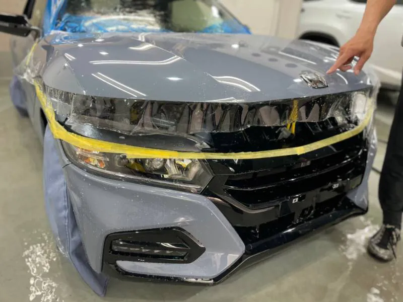 ホンダS660裏側にPPF巻き込み施工