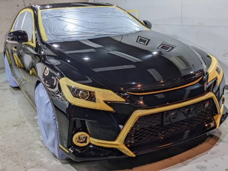 東京でトヨタマークX/GRスポーツのフルマスキングを行うコーティング店