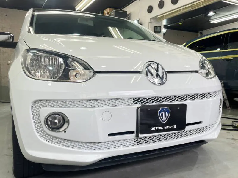 カーコーティング専門店ディテールワークスとフォルクスワーゲンUP!