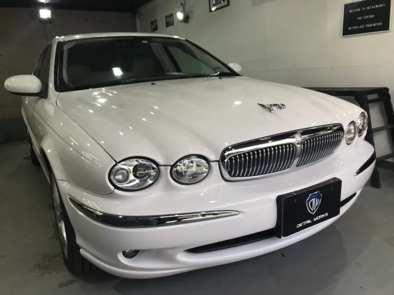 JAGUAR Xタイプのコーティング施工例
