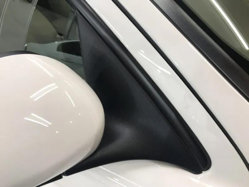 メッキモールのシミを除去2