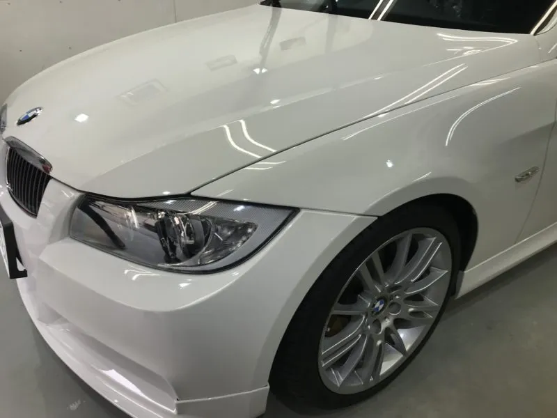 BMW325iの全てのオプション施工メニューが完了