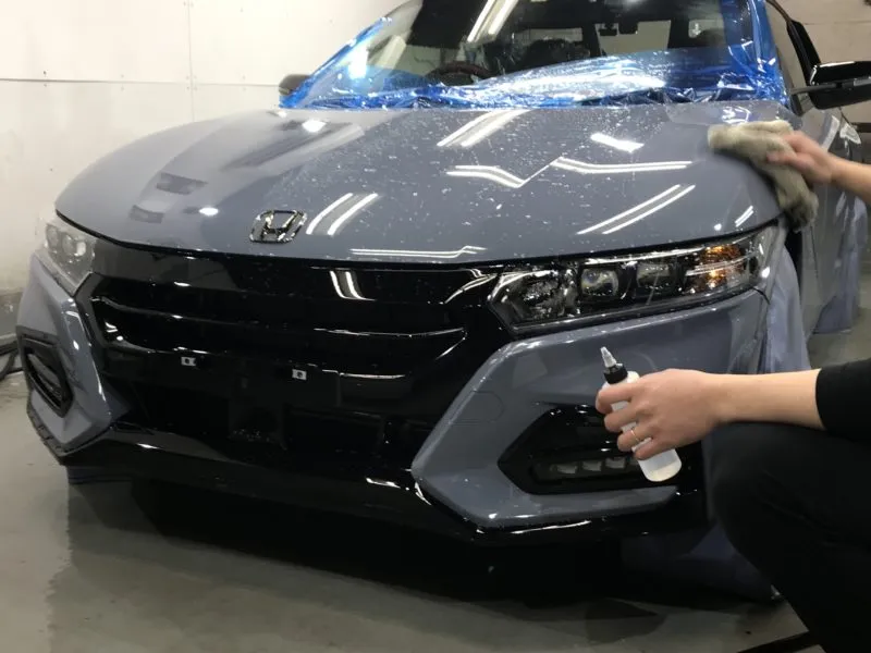 東京のホンダS660のプロテクションフィルム施工例