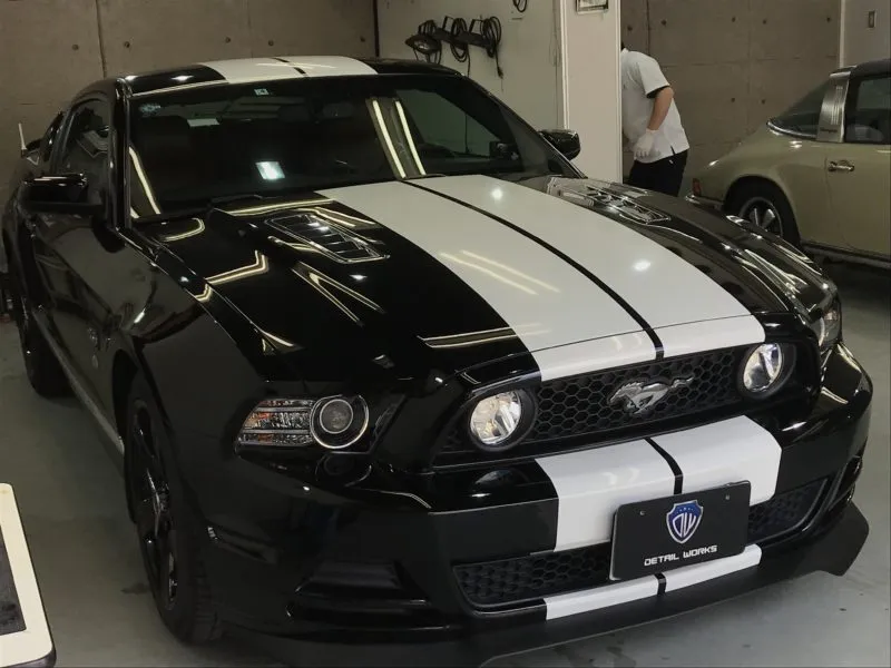 フォードマスタングV8GTクーペのコーティングメンテナンス