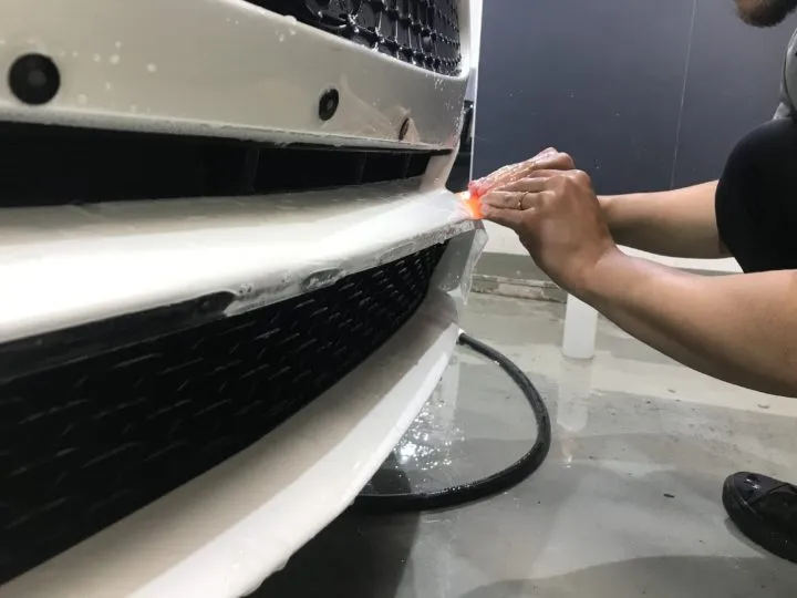 杉並区のメルセデスベンツのコーティング+PPF