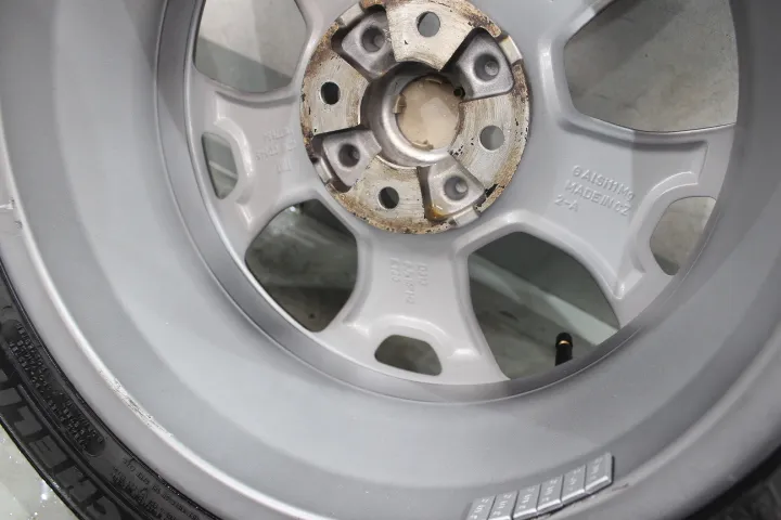 パンダクロスのホイール脱着洗浄