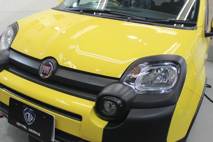 フィアットパンダクロスのガラスコーティング
