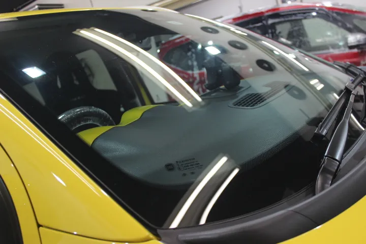 窓ガラスの撥水加工前下地処理方法