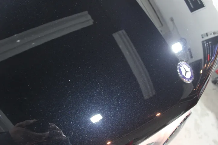 車のオーロラの除去方法