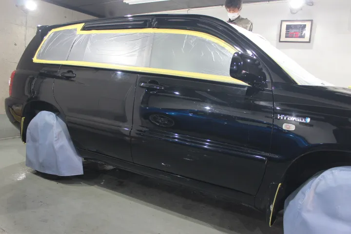 クルーガーVのマスキングと磨き