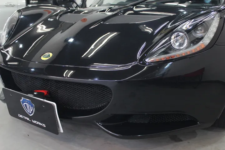 相模原からお越しのロータスエリーゼ220のヘッドライトプロテクション専門店