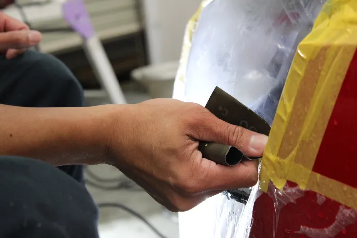 アウディR8のコーティング