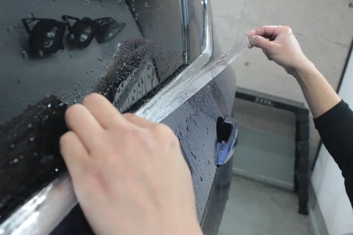 東京のウインドーモールのPPFプレカットデータ施工店