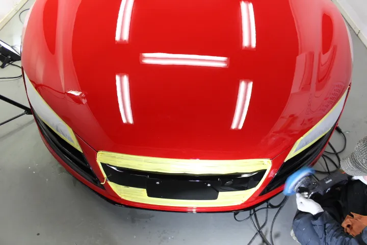 R8のコーティングの仕上がり